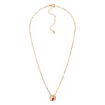 Wholesale chain Link Necklace Rectangular Rhinestone Charms L Extender L