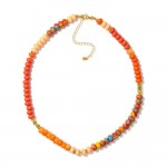 Wholesale stone Beaded Candy Necklace L Extender L