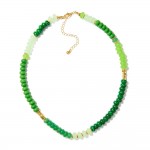 Wholesale stone Beaded Candy Necklace L Extender L