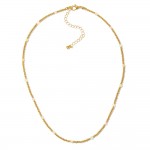 Wholesale metal Beaded Necklace Stone Beads L Extender L