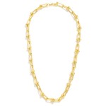 Wholesale gold Dipped U Chain Link Necklace L