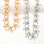 Wholesale metal U Link Latch Necklace L Extender L