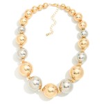 Wholesale metal Beaded Necklace L Extender L