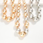 Wholesale metal Beaded Necklace L Extender L