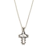 Wholesale chain Link Necklace Western Stone Cross Pendant L Extender L