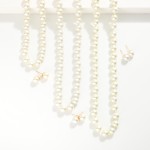 Wholesale pearl Necklace Pearl Stud Earring Set