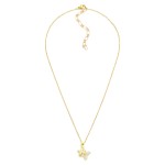 Wholesale chain Link Necklace Clover Charms Rhinestone Accents L Extender L