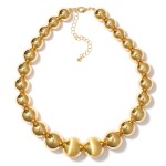Wholesale chunk Metal Beaded Necklace L Extender L