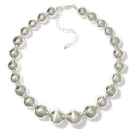 Wholesale chunk Metal Beaded Necklace L Extender L