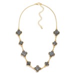 Wholesale chain Link Necklace Acetate Clover Stations L Extender L