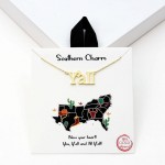 Wholesale dainty Chain Link Necklace Metal Ya ll Pendant L Extender L Made Korea