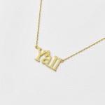 Wholesale dainty Chain Link Necklace Metal Ya ll Pendant L Extender L Made Korea