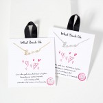 Wholesale dainty Chain Link Necklace Metal Pave Rhinestone Letter Love Pendant C