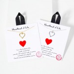 Wholesale dainty Chain Link Necklace Metal Heart Pendant L Extender L Made Korea