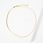 Wholesale herringbone Chain Necklace Stainless Steel Tarnish Resistant Hypoaller