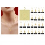 Wholesale do Everything Love Chain Link Necklace Metal Bubble Initial Pendant L