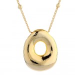 Wholesale do Everything Love Chain Link Necklace Metal Bubble Initial Pendant L