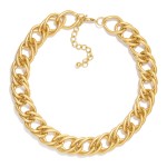 Wholesale chunky Double Cuban Chain Link Necklace L Extender L