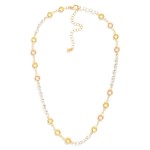 Wholesale chain Link Necklace Cubic Zirconia L Extender L