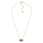 Wholesale chain Link Necklace Glass Crystal Pendant L Extender L