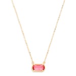 Wholesale chain Link Necklace Glass Crystal Pendant L Extender L