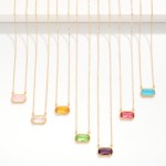 Wholesale chain Link Necklace Glass Crystal Pendant L Extender L