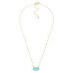 Wholesale chain Link Necklace Glass Crystal Pendant L Extender L