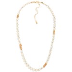 Wholesale beaded Necklace Faceted Stone Beads Glass Crystal Metal Tones L Extend
