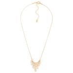 Wholesale box Chain Necklace Pearl Tassel Pendant L Extender L