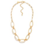Wholesale oval Link Chain Link Necklace L Extender L