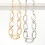 Wholesale oval Link Chain Link Necklace L Extender L