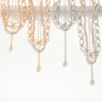 Wholesale set Two Metal Beaded Chain Link Necklaces L Extender L