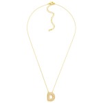 Wholesale do Everything Love Chain Link Necklace Cubic Zirconia Pave Initial Pen