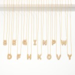 Wholesale do Everything Love Chain Link Necklace Cubic Zirconia Pave Initial Pen
