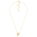 Wholesale do Everything Love Chain Link Necklace Cubic Zirconia Pave Initial Pen