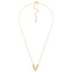 Wholesale do Everything Love Chain Link Necklace Cubic Zirconia Pave Initial Pen