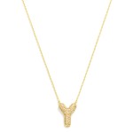 Wholesale do Everything Love Chain Link Necklace Cubic Zirconia Pave Initial Pen
