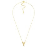 Wholesale do Everything Love Chain Link Necklace Cubic Zirconia Pave Initial Pen