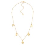 Wholesale chain Link Necklace Metal Charms L Extender L
