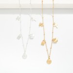 Wholesale chain Link Necklace Metal Charms L Extender L