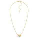 Wholesale snake Chain Necklace Rhinestone Charms L Extender L