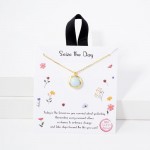Wholesale dainty Chain Link Necklace Metal Stone Pendant L Extender L Made Korea
