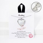 Wholesale dainty Chain Link Necklace Mother Pearl Heart Locket L Extender L Made