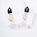 Wholesale dainty Chain Link Necklace Mother Pearl Heart Locket L Extender L Made