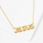 Wholesale dainty Chain Link Necklace JESUS Pendant L Extender L Hypoallergenic B