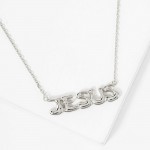 Wholesale dainty Chain Link Necklace JESUS Pendant L Extender L Hypoallergenic B