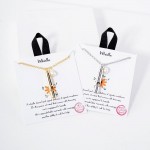 Wholesale dainty Chain Link Necklace Metal Safety Whistle Freshwater Pearl Penda
