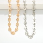 Wholesale petite Link Pig Nose Chain Necklace L Extender L