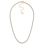 Wholesale faceted Bead Metal Beaded Necklace L Extender L