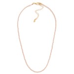 Wholesale faceted Bead Metal Beaded Necklace L Extender L